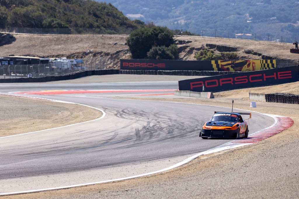 Buchanan Racing number 267 Miata on track at Laguna Seca
